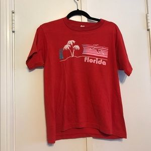 Vintage Red Florida Tee